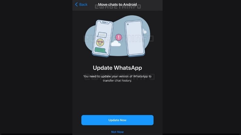 Whatsapp Migration Feature