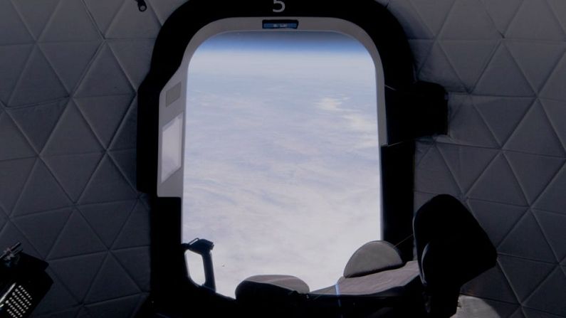 Blue Origin Seat View