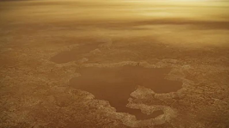 Methane Lakes On Titan